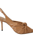Jimmy Choo Elegant Pointed Toe Leather Pumps