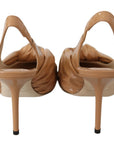 Jimmy Choo Elegant Pointed Toe Leather Pumps