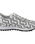 Jimmy Choo Elegant Monochrome Leather Sneakers