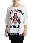 Dolce & Gabbana Elegant White Cotton Blend T-Shirt