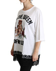 Dolce & Gabbana Elegant White Cotton Blend T-Shirt