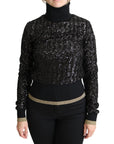 Dolce & Gabbana Elegant Sequined Turtleneck Sweater