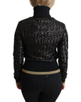 Dolce & Gabbana Elegant Sequined Turtleneck Sweater