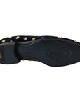 Dolce & Gabbana Elegant Velvet Crown Embroidery Loafers
