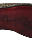 Dolce & Gabbana Gold Bordeaux Loafers Slides Dress Shoes