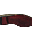 Dolce & Gabbana Gold Bordeaux Loafers Slides Dress Shoes