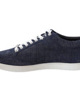 Jimmy Choo Chic Slip-On Blue Denim Suede Sneakers