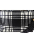 Versace Elegant Grey Leather Crossbody Bag