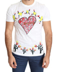 Dolce & Gabbana Chic Saint Valentine Print Crew Neck T-Shirt