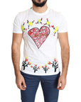 Dolce & Gabbana Chic Saint Valentine Print Crew Neck T-Shirt