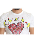 Dolce & Gabbana Chic Saint Valentine Print Crew Neck T-Shirt