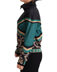 Dolce & Gabbana Chic Multicolor Track Jacket with Logo Mania