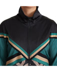 Dolce & Gabbana Chic Multicolor Track Jacket with Logo Mania