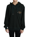 Dolce & Gabbana Regal Crown Embroidered Hoodie