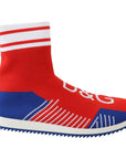Dolce & Gabbana Chic SORRENTO Casual Socks Sneakers