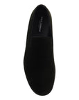 Dolce & Gabbana Elegant Green Velvet Loafers
