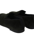 Dolce & Gabbana Elegant Green Velvet Loafers