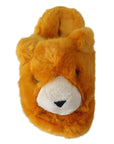Dolce & Gabbana Sunshine Yellow Lion Slippers