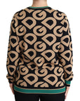 Dolce & Gabbana Elegant Multicolor Wool Blend Sweater