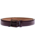 Dolce & Gabbana Elegant Purple Leather Belt