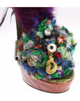 Dolce & Gabbana Crystal Enchanted Ankle Strap Sandals
