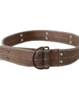 Dolce & Gabbana Chic Beige Leather Adjustable Belt