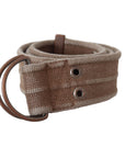 Dolce & Gabbana Chic Beige Leather Adjustable Belt