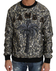 Dolce & Gabbana Samba Jacquard Palm Crewneck Sweater