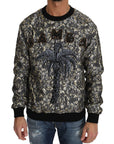 Dolce & Gabbana Samba Jacquard Palm Crewneck Sweater
