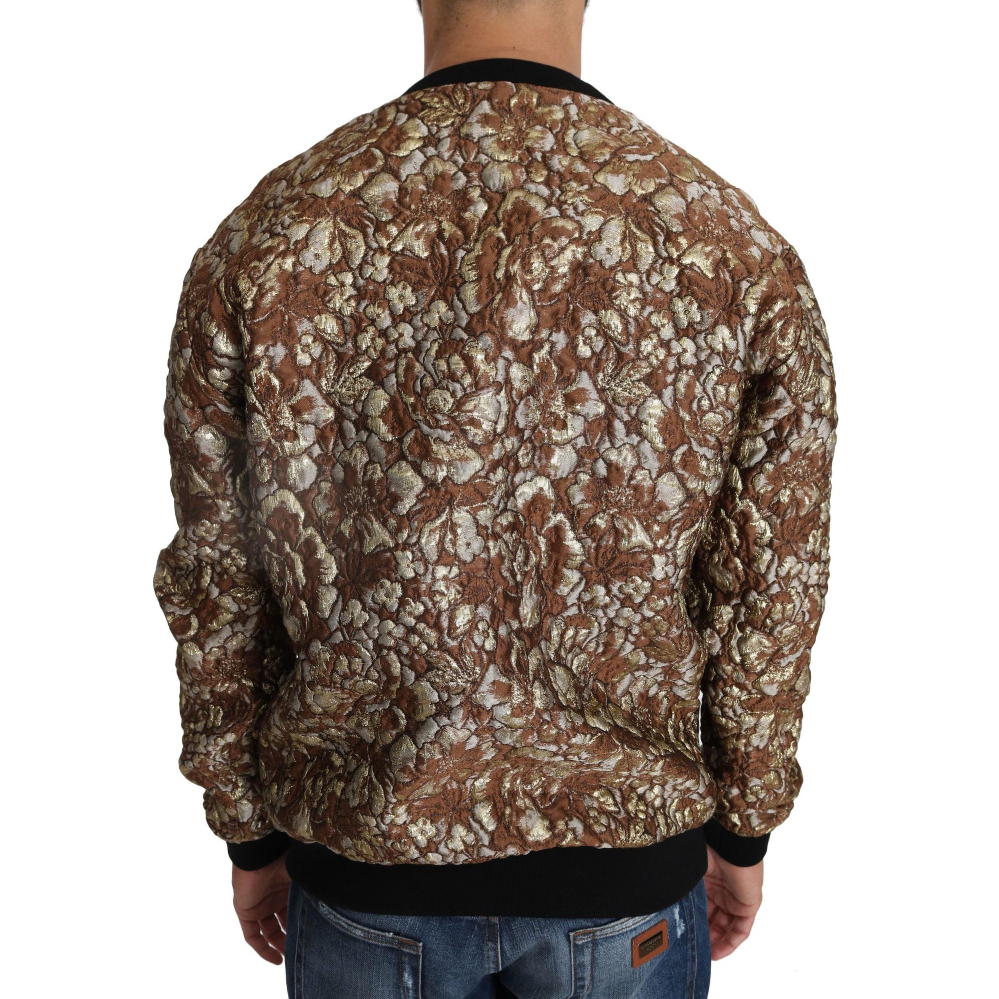 Dolce & Gabbana Opulent Multicolor Crewneck Sweater