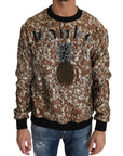 Dolce & Gabbana Opulent Multicolor Crewneck Sweater