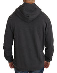 Dolce & Gabbana Gray Crystal Heart Gun Motif Sweater