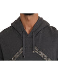 Dolce & Gabbana Gray Crystal Heart Gun Motif Sweater