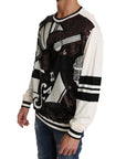 Dolce & Gabbana New York Jazz Sequined Silk Sweater