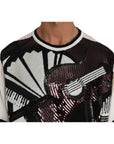 Dolce & Gabbana New York Jazz Sequined Silk Sweater