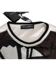 Dolce & Gabbana New York Jazz Sequined Silk Sweater