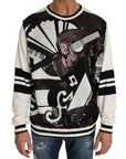 Dolce & Gabbana New York Jazz Sequined Silk Sweater