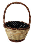 Dolce & Gabbana Chic Beige Wicker Basket Tote Bag