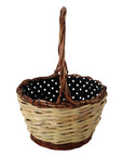 Dolce & Gabbana Chic Beige Wicker Basket Tote Bag