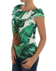 Dolce & Gabbana Elegant Sequined Pineapple Blouse