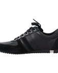Dolce & Gabbana Elegant Black Leather Sport Sneakers