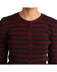 Dolce & Gabbana Elegant Striped Viscose Cardigan