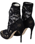 Dolce & Gabbana Black Lace Taormina Pumps Elegance Unleashed