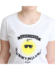 Moschino Sunny Milano Print Cotton Tee