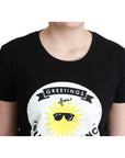 Chic Moschino Cotton Tee with Milano Print