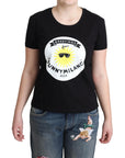 Chic Moschino Cotton Tee with Milano Print