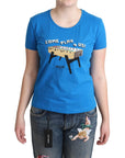 Chic Moschino Cotton Tee with Unique Print