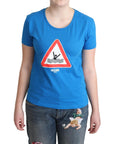 Moschino Chic Triangle Graphic Cotton Tee