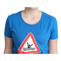 Moschino Chic Triangle Graphic Cotton Tee