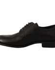 Dolce & Gabbana Elegant Black Derby Formal Shoes
